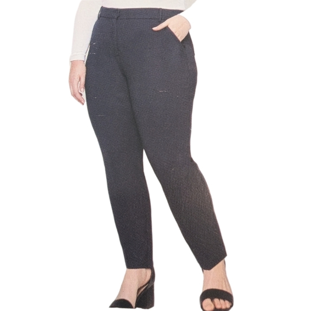 NEW Talbots Straight Leg Trousers | Navy